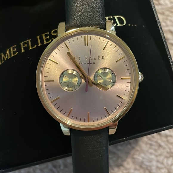 Ted Baker Leather Watch - Picture 2 of 4